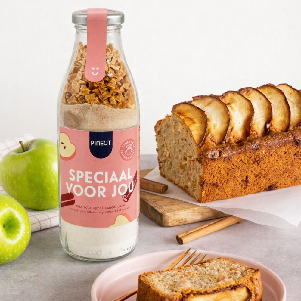Apfel-Zimt-Kuchen | Speziell für dich | DIY-Kuchenmischung in der Flasche