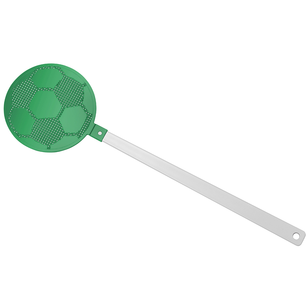Fliegenklatsche "Fußball" - weiß/grün