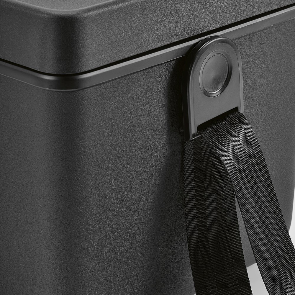 Bangkok 12L Kühlbox aus rPP. Pastellfarben - Schwarz