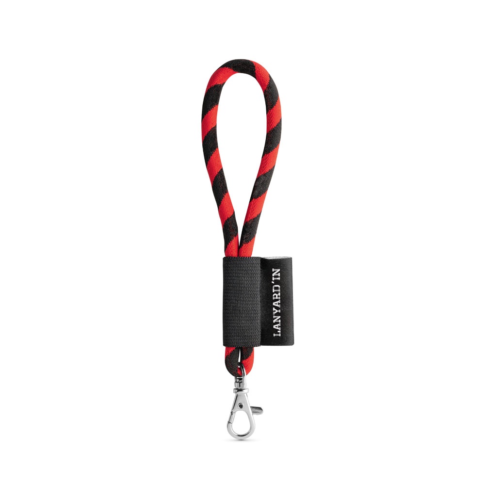 75090. Lanyard Tube Short Set. Standardmodelle - schwarz, rot