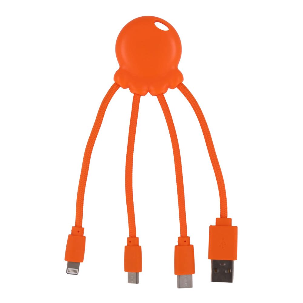2087 | Xoopar Octopus Charging cable - orange