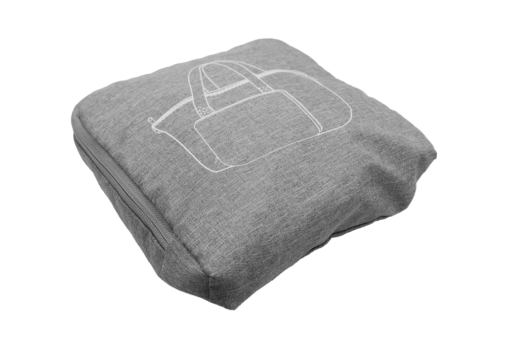 Faltbare Reisetasche 'Tenerife', meliertes Grau RPET