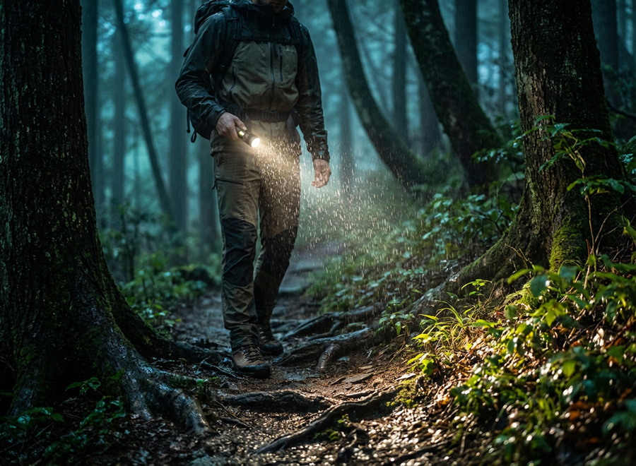 2-in-1 Wiederaufladbare Taschenlampe 'Rigel' (M)