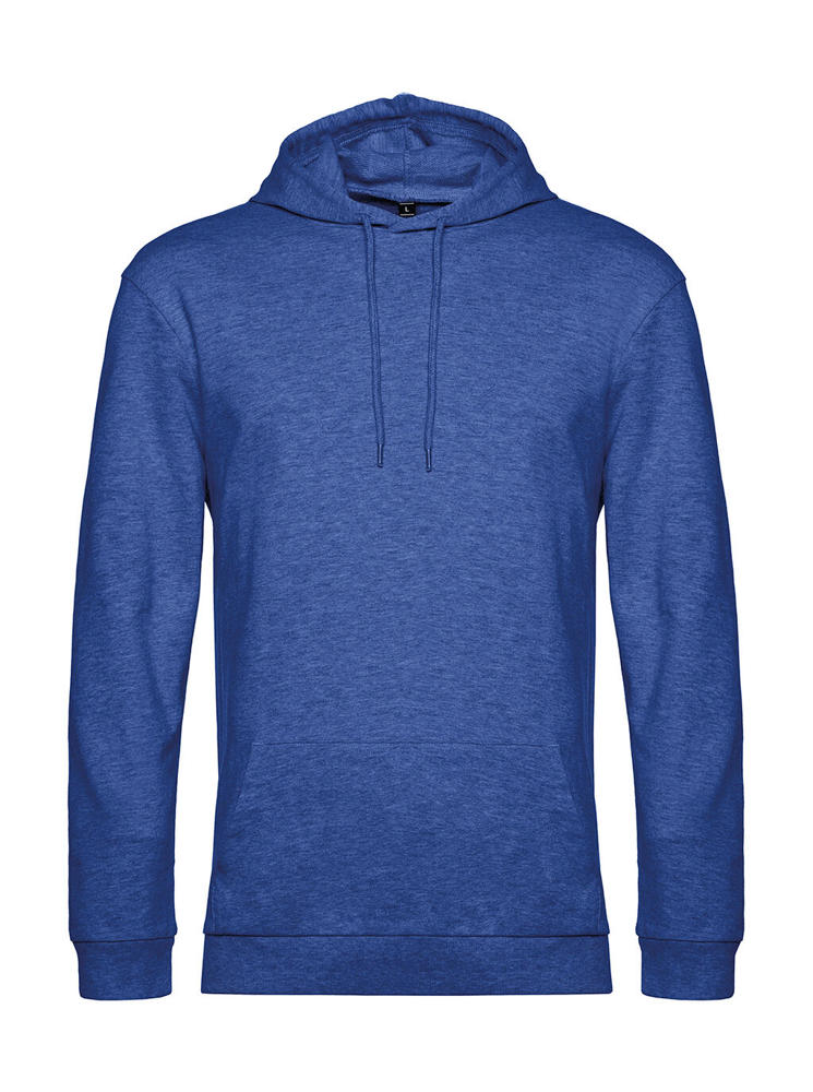 #Hoodie French Terry - Heather Royal Blue