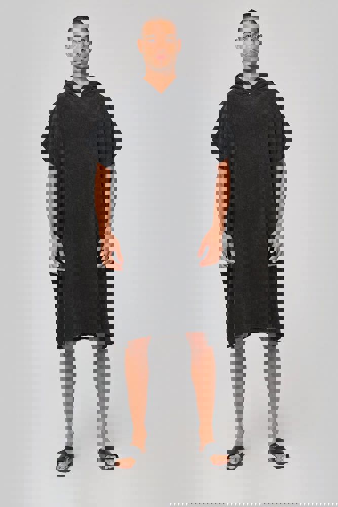 PA581X - Unisex-Frottee-Poncho mit Kapuze