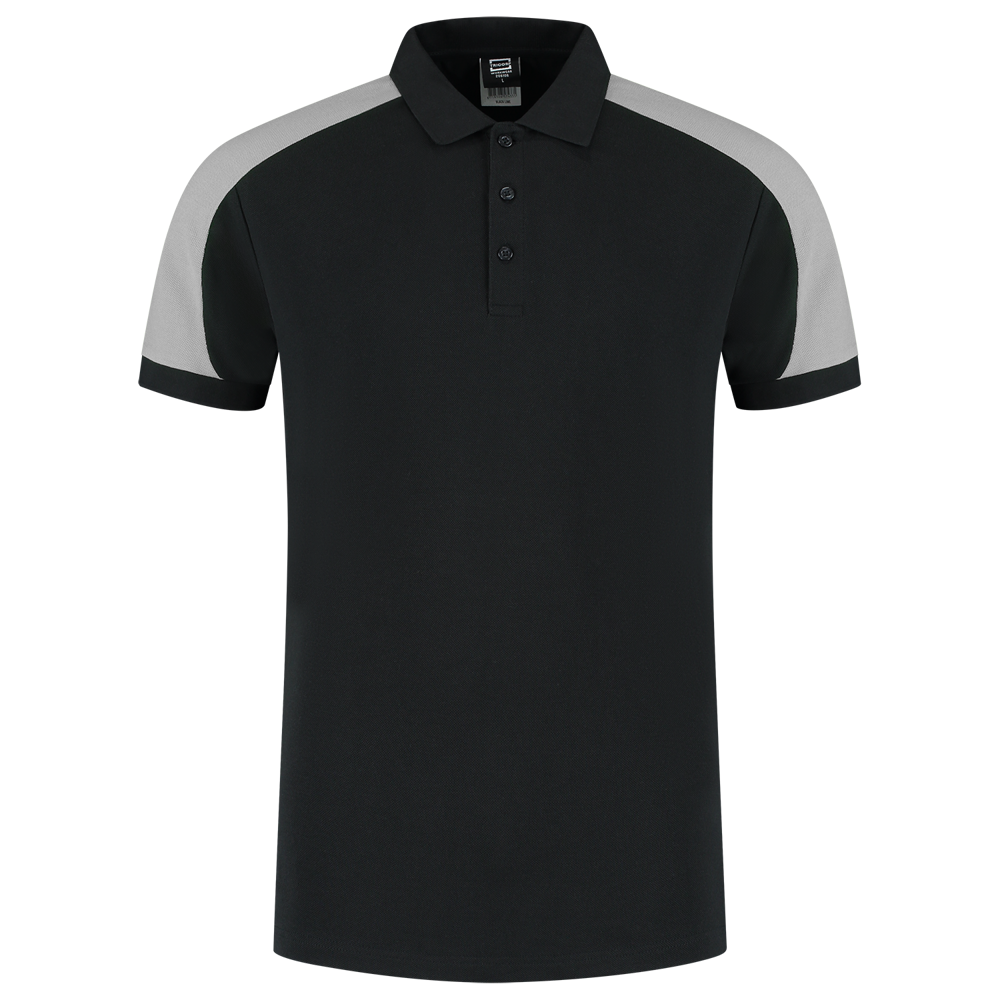 Poloshirt Bicolor Redefined - BlackGrey