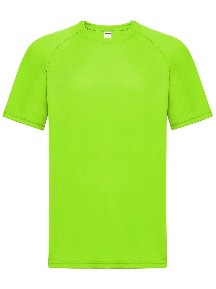 SP Run Sportshirt, 140 g/m2, 100 % Polyester - Fluo Green