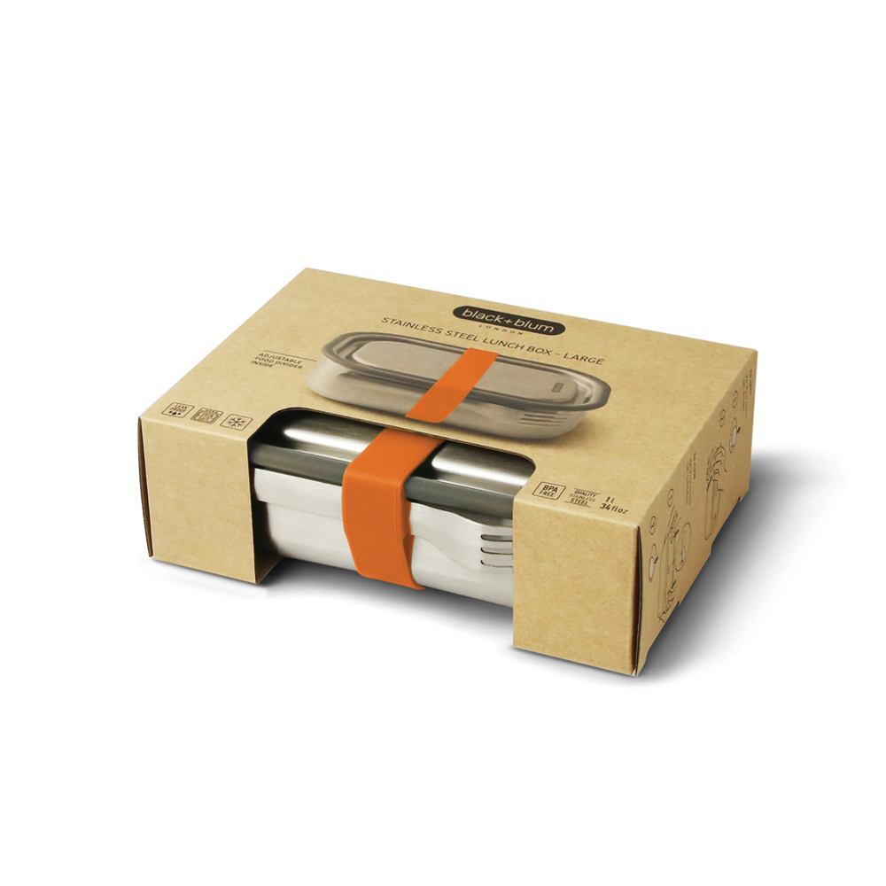 Black+Blum Stainless Steel Lunch Box groß