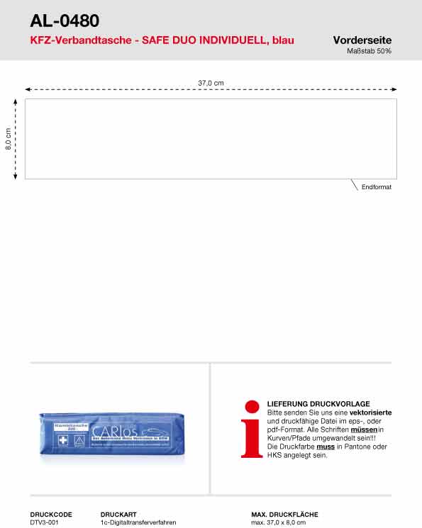 Allflash Kfz-Verbandtasche Safe Duo Individuell