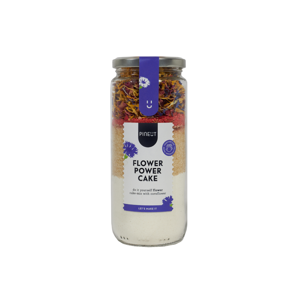 Kuchen | Glas | Flower Power Kuchen