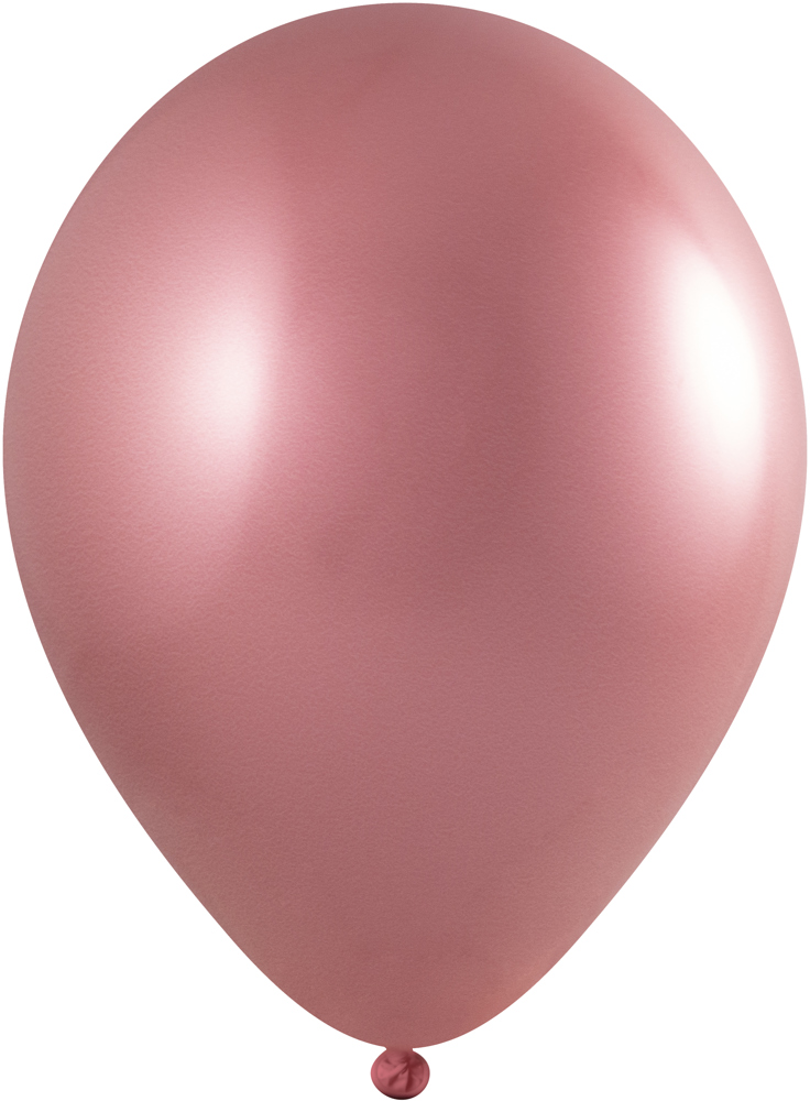 Ballons ohne Druck 90/100 cm Ø - 35 cm - 12 inch - Rosa Chrom (4740) Chroom (± PMS 8562)