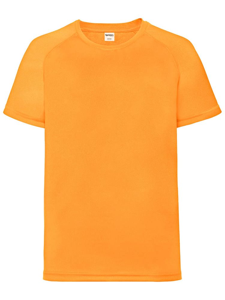 SP Run Kinder-Sportshirt, 140 g/m2, 100 % Polyester - neonorange
