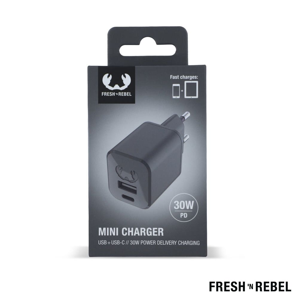 2WC30 I Fresh 'n Rebel Mini Charger USB-C + A PD // 30W