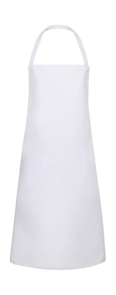Basic Bib Apron Pinafore - White