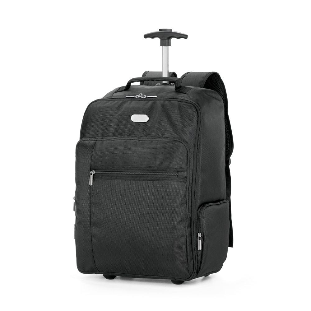 AVENIR. Laptop-Trolley-Rucksack 17'' aus 1680D und 300D Polyester