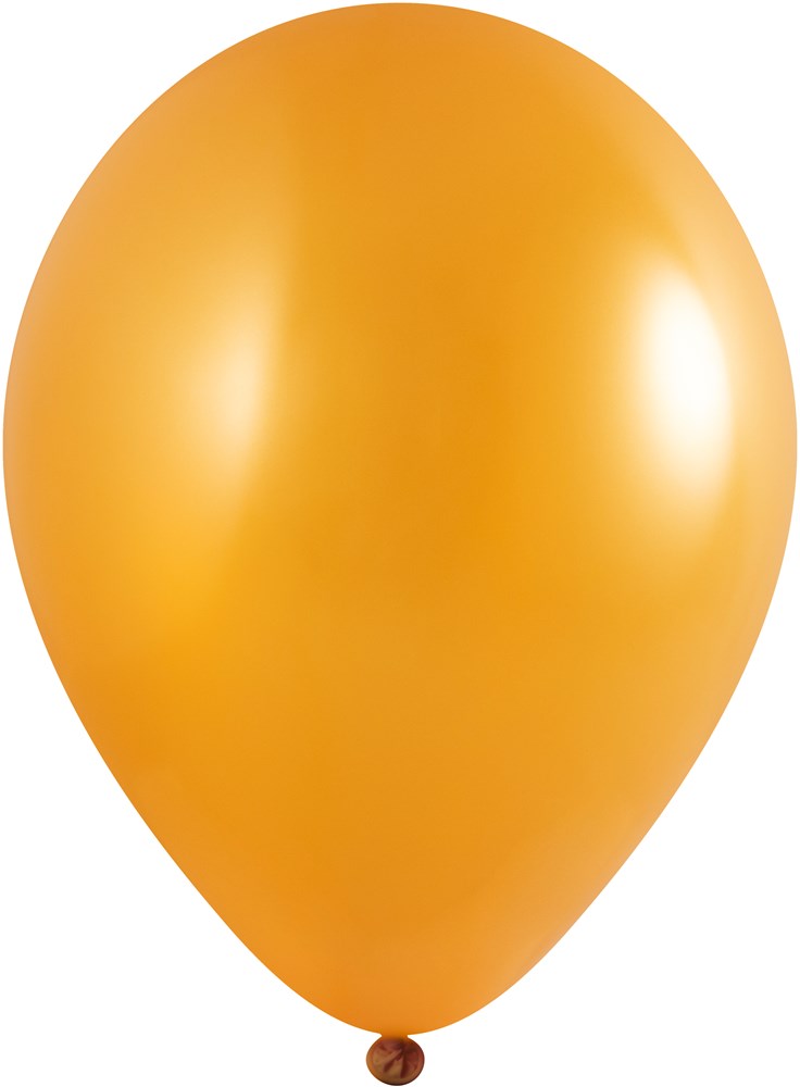 Ballons ohne Druck 85/95 cm - Ø 33 cm - 11 inch - Gold Metallic (2415) (± PMS 871)