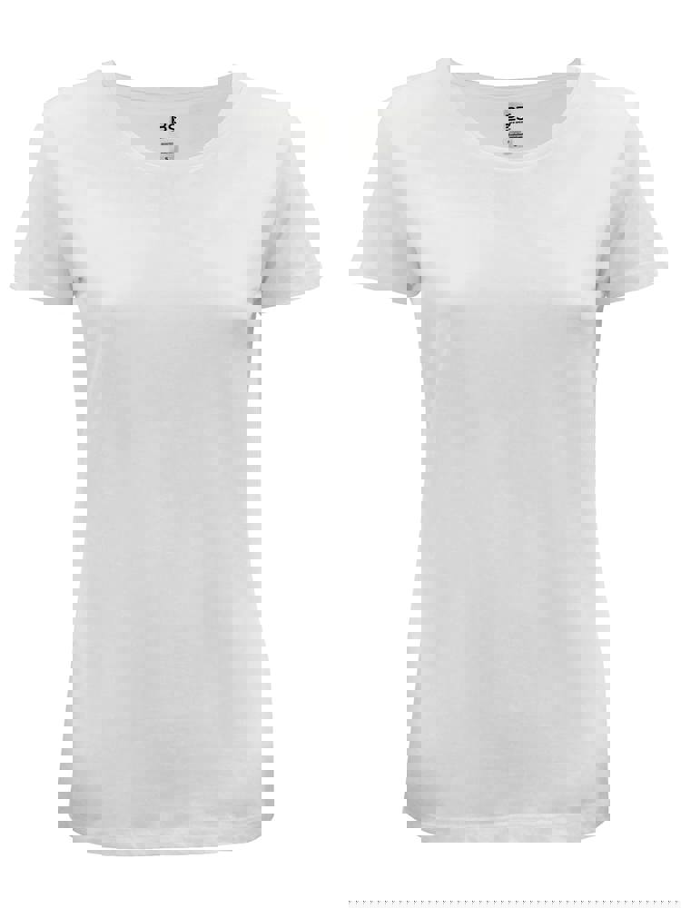 BS Evolution Damen-T-Shirt, 150 g/m2, 100 % Bio-Baumwolle - weiß