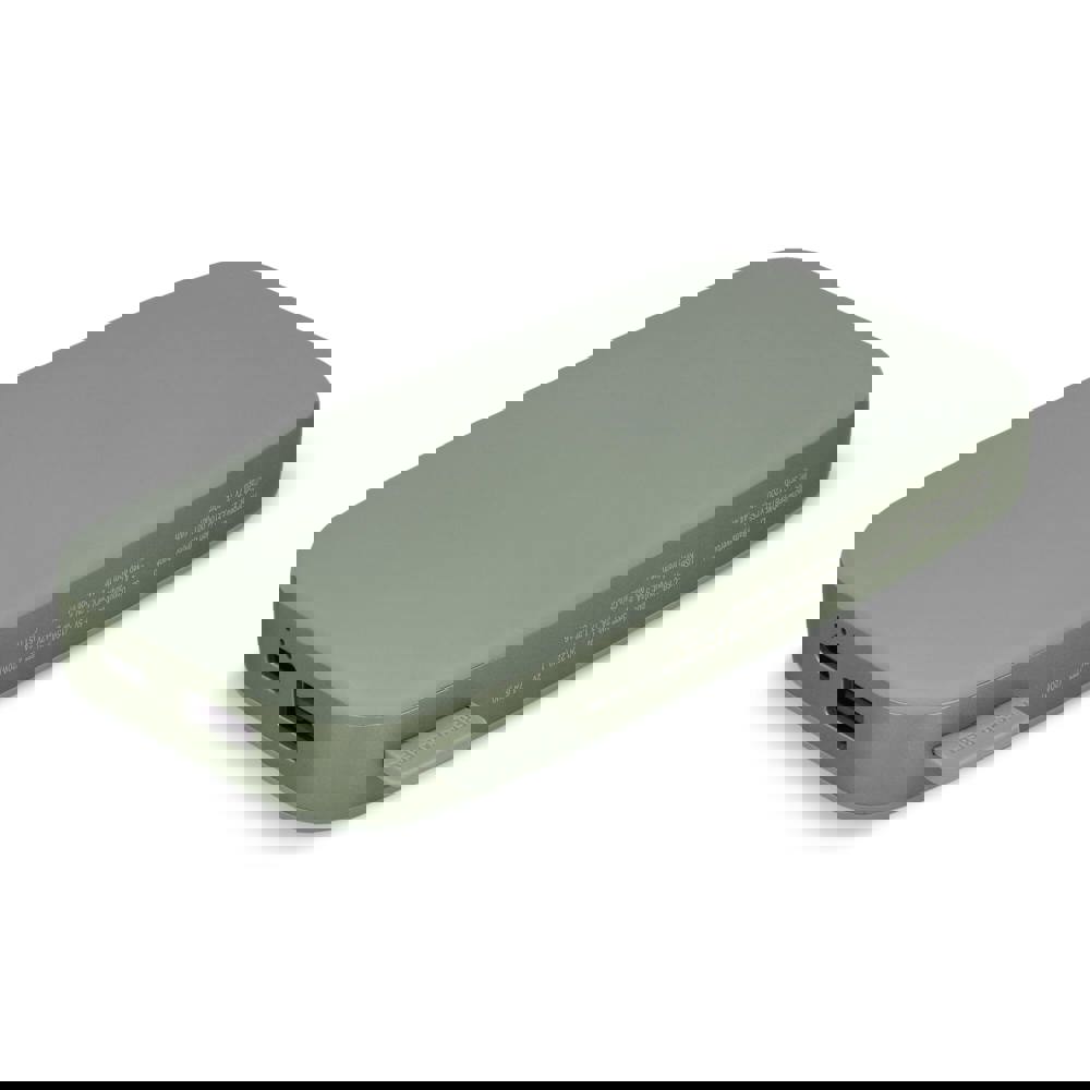 2PB12100 | Fresh 'n Rebel Powerbank 12000mAh USB-C Schnellladung 20W - Dried Green