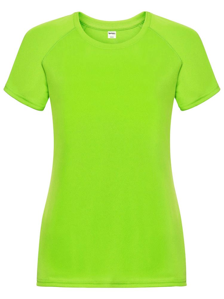 SP Run Damen-Sportshirt, 140 g/m2, 100 % Polyester - Fluo Green
