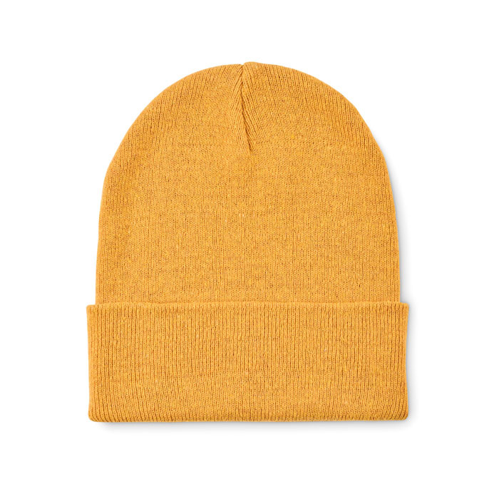 BEANIX - Beanie mit Bündchen - gelb