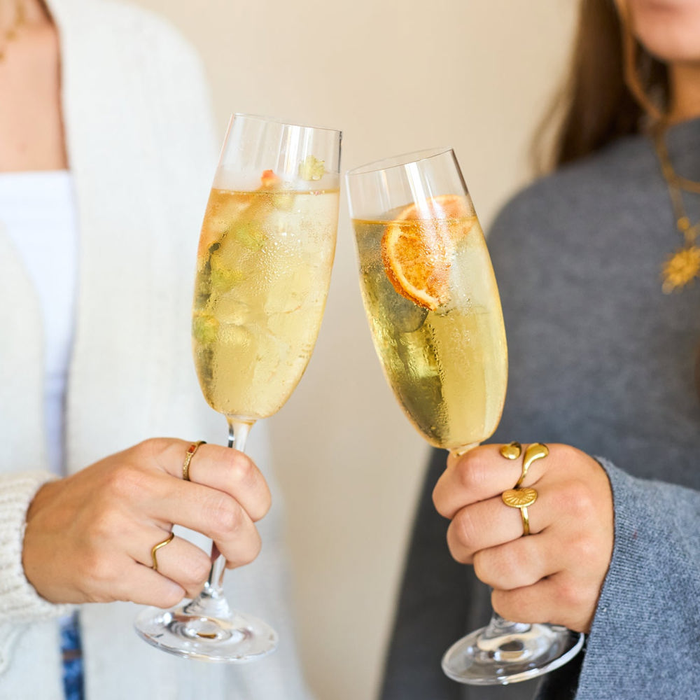 Botanic Spritz Mocktail | Orange Yarrah Holunderblüte | Alkoholfrei