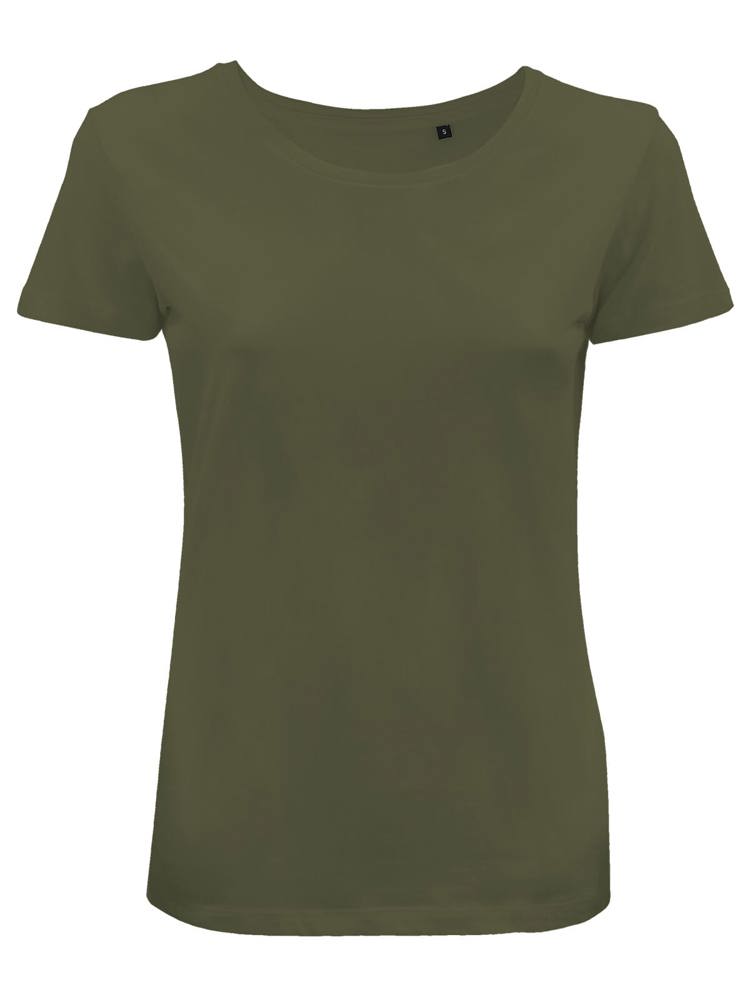 BS Moon Damen-T-Shirt, 150 g/m2, 100 % Bio-Baumwolle - Earthy Green