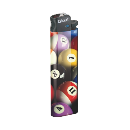 Cricket-Feuerzeug Orginal mit schwarzer Kappe