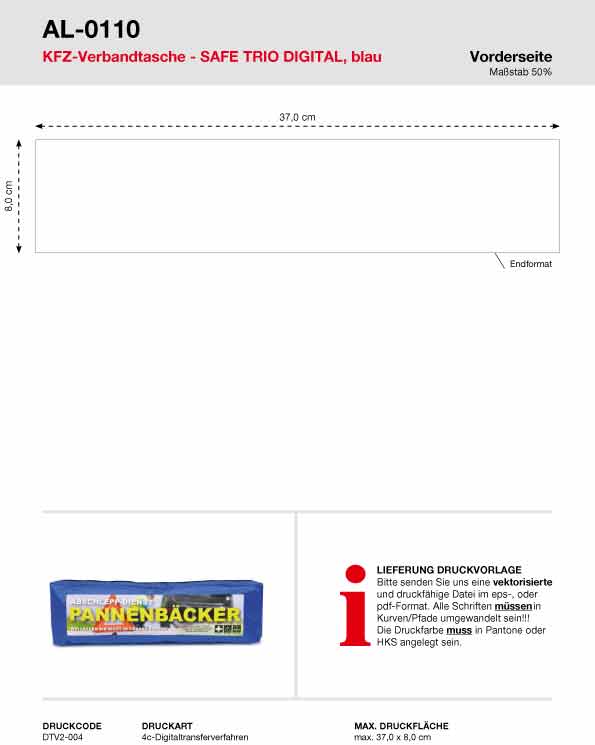 Allflash Kfz-Verbandtasche Safe Trio Digital