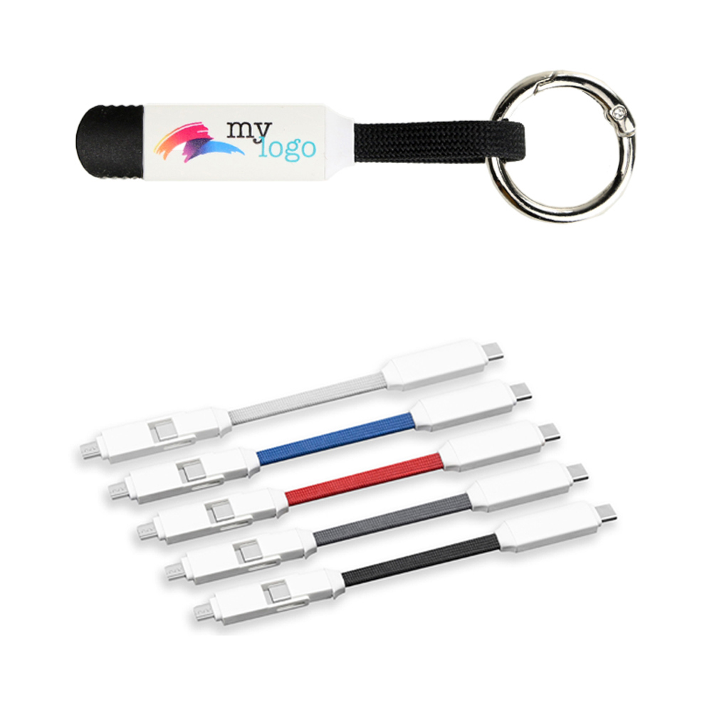 2 in 1 Magnetisches Schlüsselanhänger Ladekabel