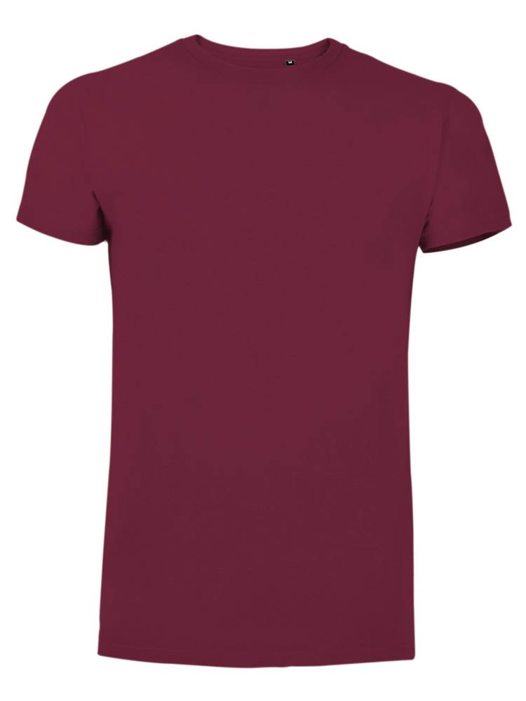 BS Moon T-Shirt, 150 g/m2, 100 % Bio-Baumwolle - Weinrot