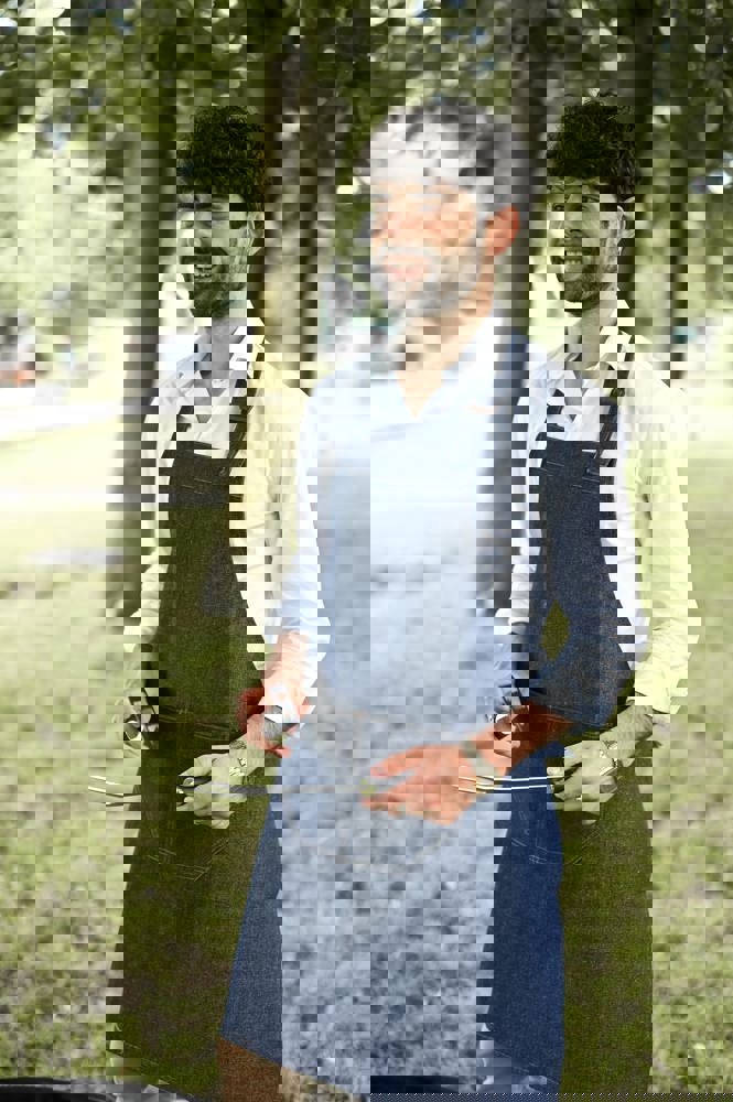 Denim Schürze 85x75 cm