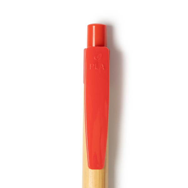 BAMBU KUGELSCHREIBER GILDON S/BLAUE TINTE RED