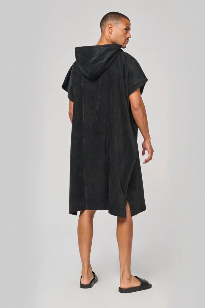 PA581X - Unisex-Frottee-Poncho mit Kapuze