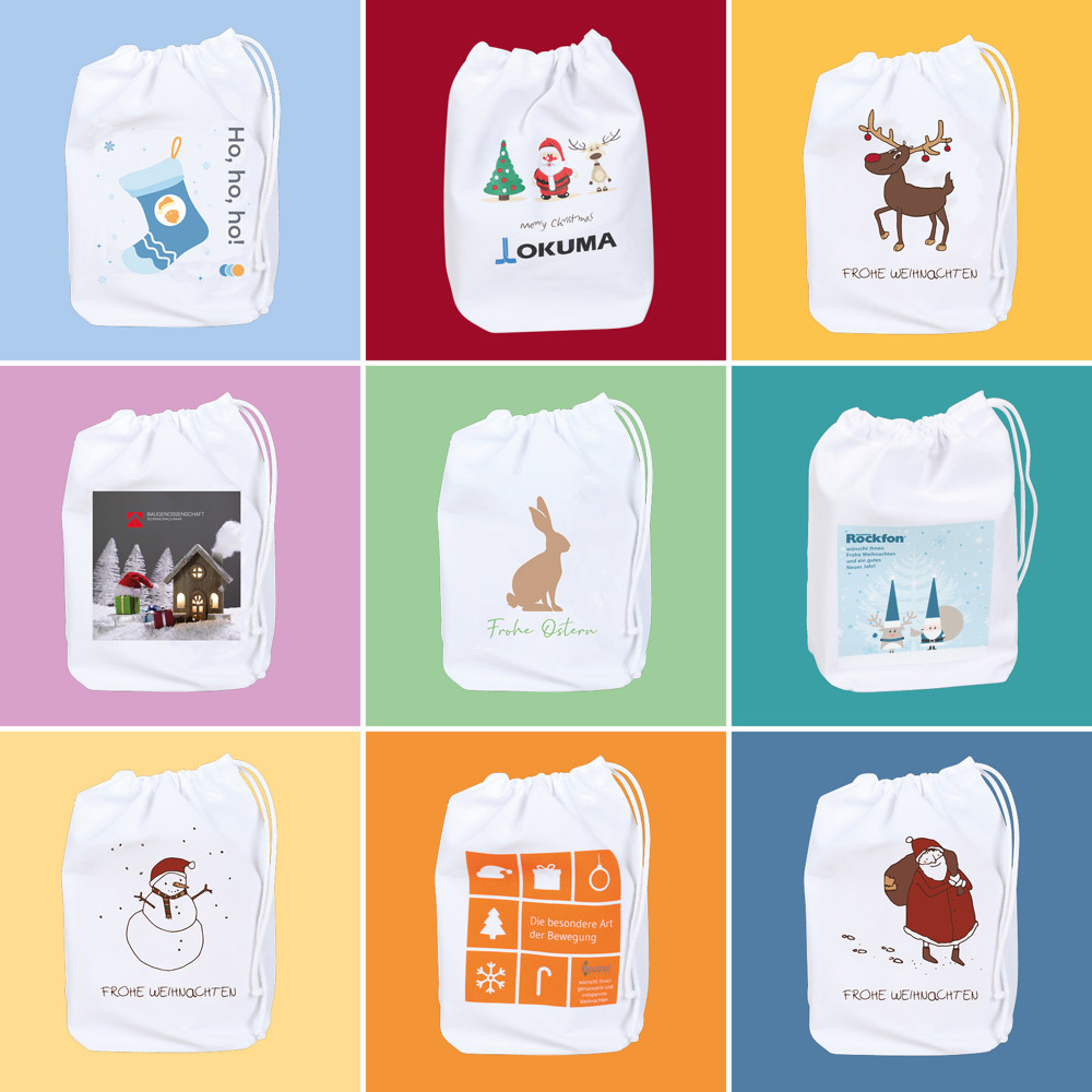 3 Premium Snacks im Baumwollsäckchen