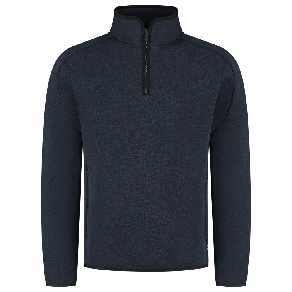 1/4 Zip Strickfleecejacke Redefined - ink