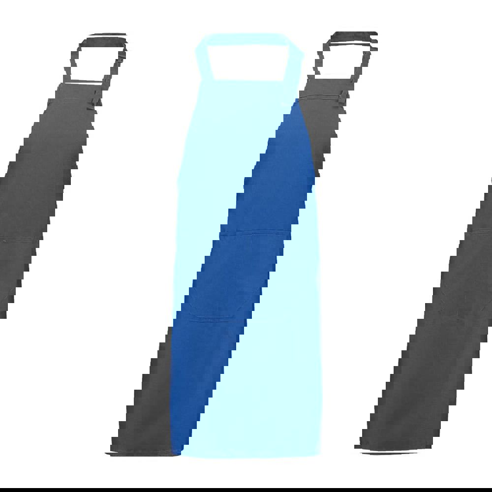 Latzschürze 75x85 cm - Royalblau (PMS 286c) / Koningsblau