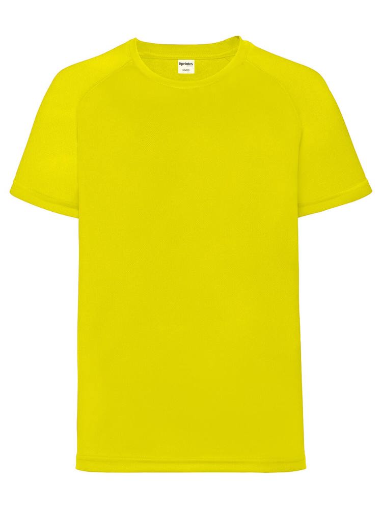 SP Run Kinder-Sportshirt, 140 g/m2, 100 % Polyester - gelb