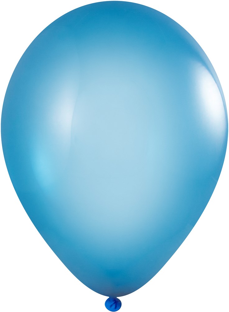 Ballons ohne Druck 85/95 cm - Ø 33 cm - 11 inch - Blau Kristall (3350) (± PMS 300)