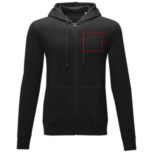 Charon Herren Kapuzenpullover mit Reißverschluss