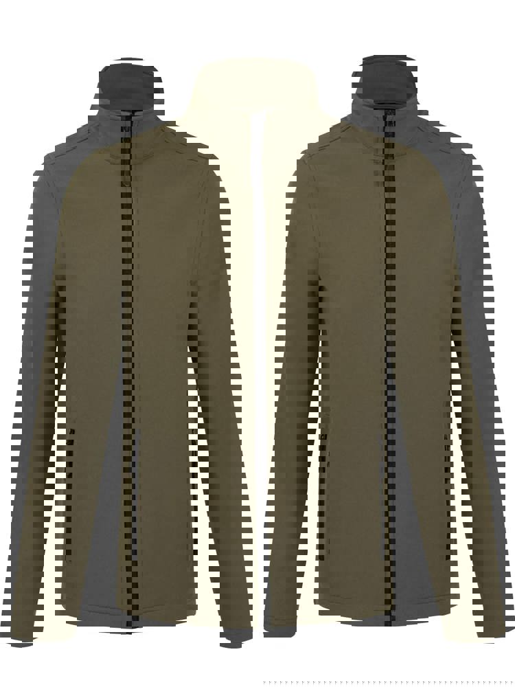 BS Visitor Softshelljacke, 280 g/m2, 94 % Polyester/6 % Elasthan - Military (PMS 7771C)