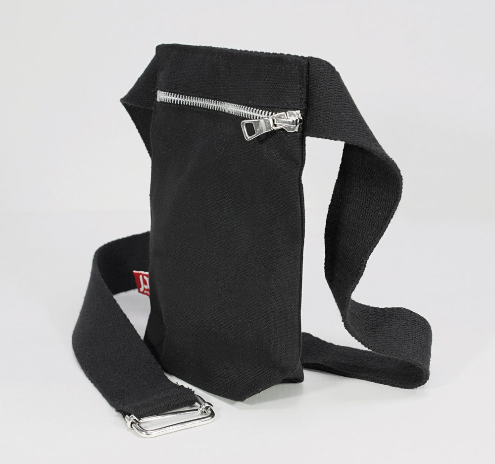 MERAN – Canvas-Umhängetasche mit Reißverschluss und verstellbarem Gurt