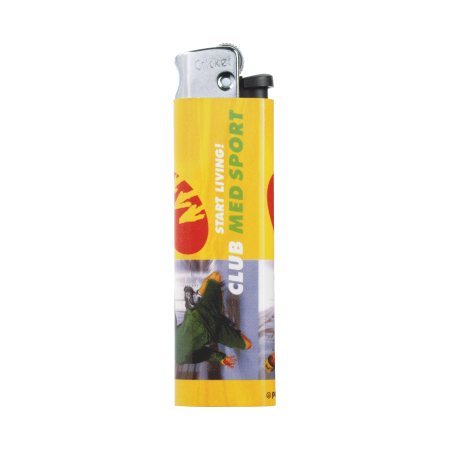 Cricket-Feuerzeug Original mit silberfarbener Kappe