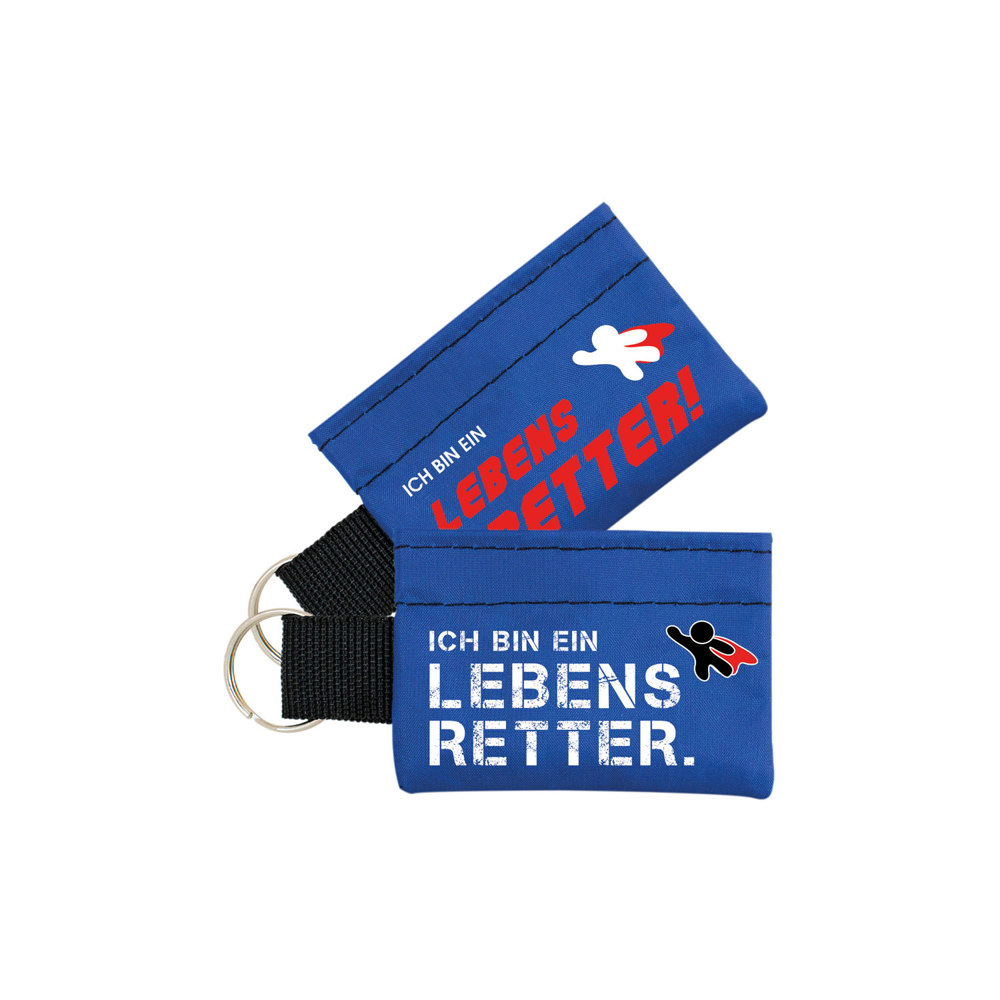 Beatmungstuch in Schlüsselanhänger