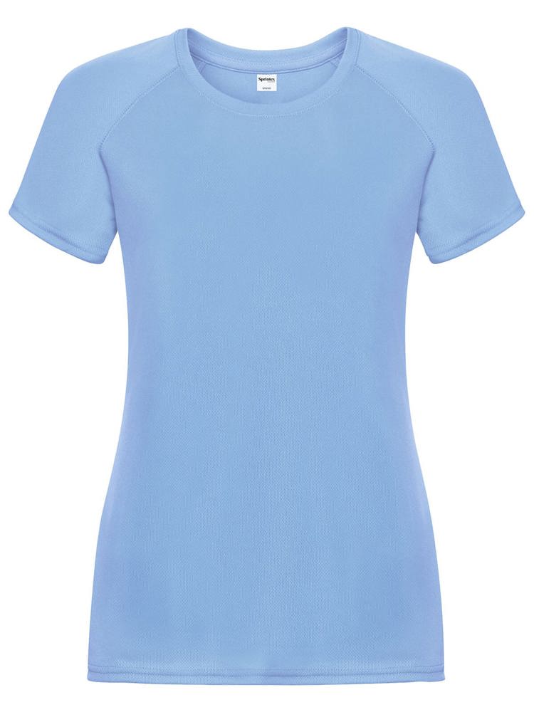 SP Run Damen-Sportshirt, 140 g/m2, 100 % Polyester - Hellblau