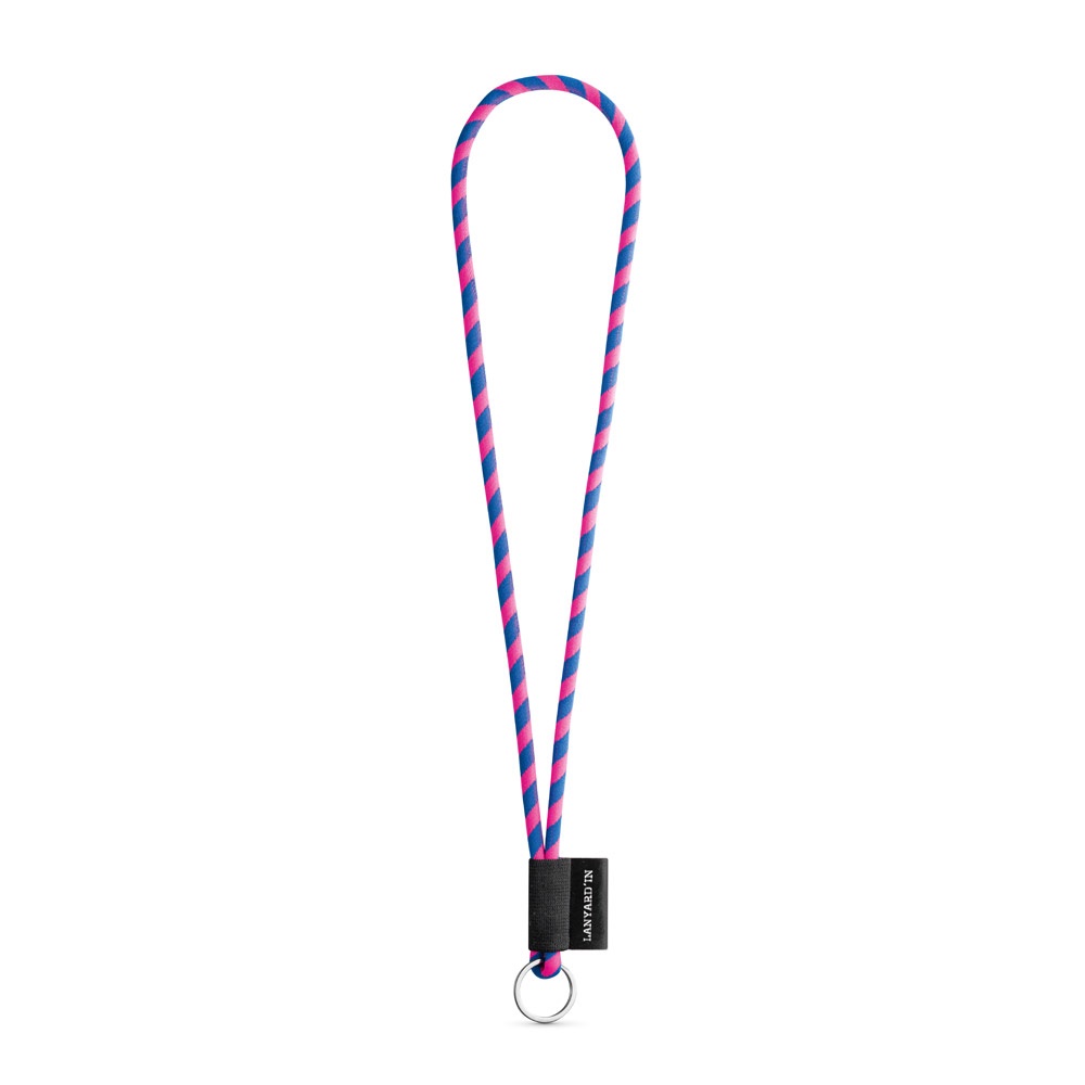 75093. Lanyard Tube Long Set I. Standardmodelle - Rosa Hexachrome, Königsblau