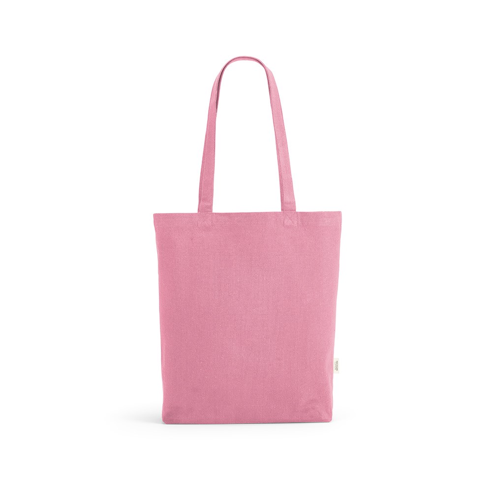 Annapurne Einkaufstasche recy.Baumwolle (180 g/m²). Mit Bodenfalte - Rosa
