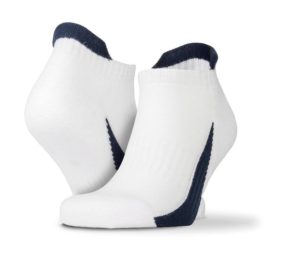 3-Pack Sneaker Socks - WHITE/NAVY