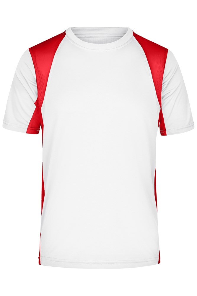 White/red (ca. Pantone white
201C)