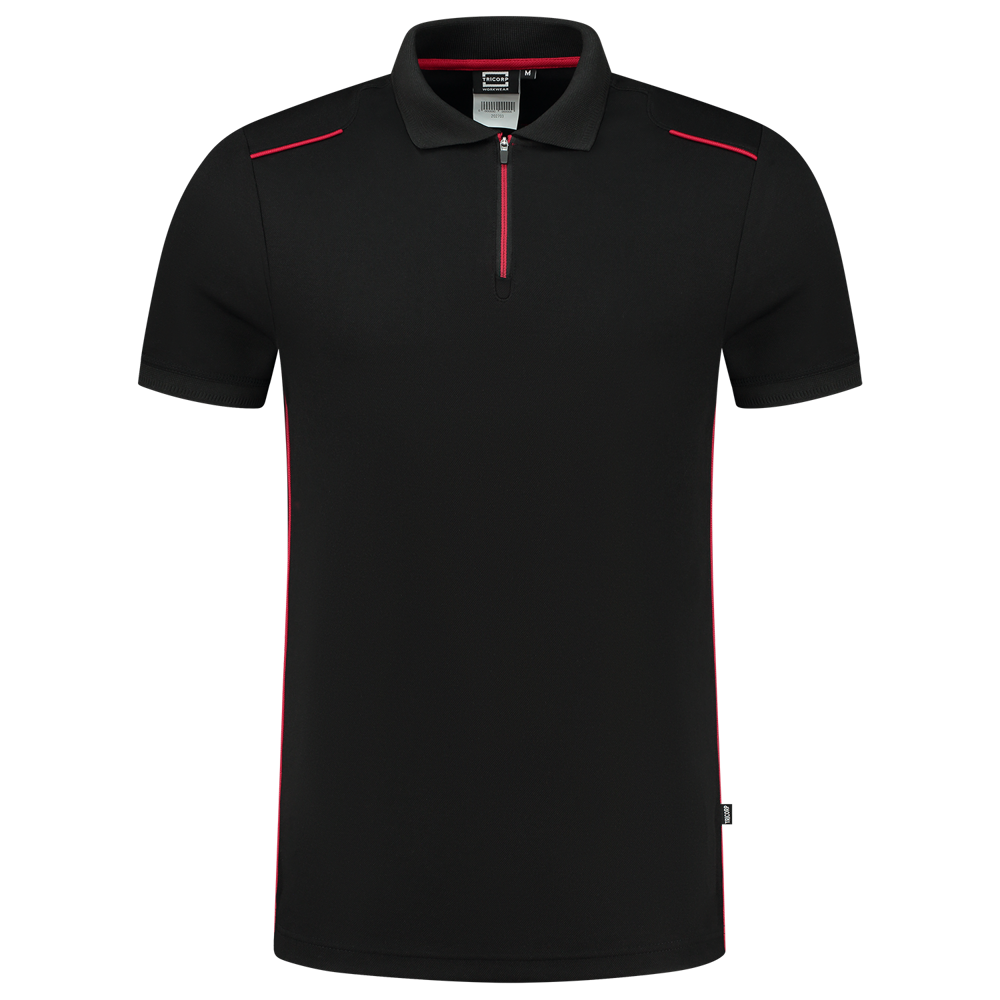 TRICORP Poloshirt Accent - BlackRed