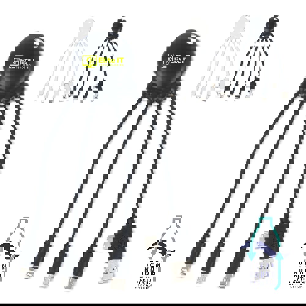 4009| Xoopar Eco Octopus Ladekabel Ocean Bound Plastic